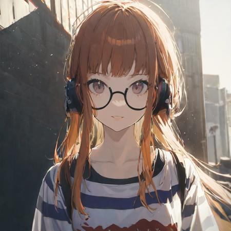 38943-1337869990-1girl, sakura futaba, walking on street shyly, striped shirt, portrait, (masterpiece), cinematic, beautiful light, best quality,.png